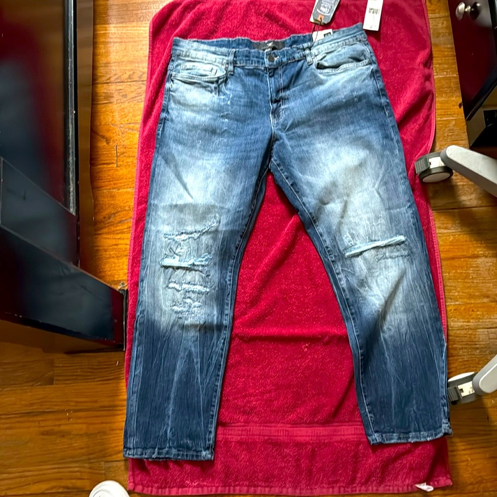 Jordan Craig these jeans are brand new paid 90 dollars…but they was to big fa me